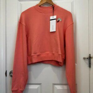 NWT Sportmax Pink Mushroom Sweatshirt Size: Small Spring/Summer
